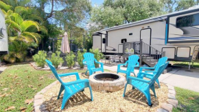 On-site RV Rental at RIVER RANCH! New Fully Stocked RV with FREE Golf Cart! 236